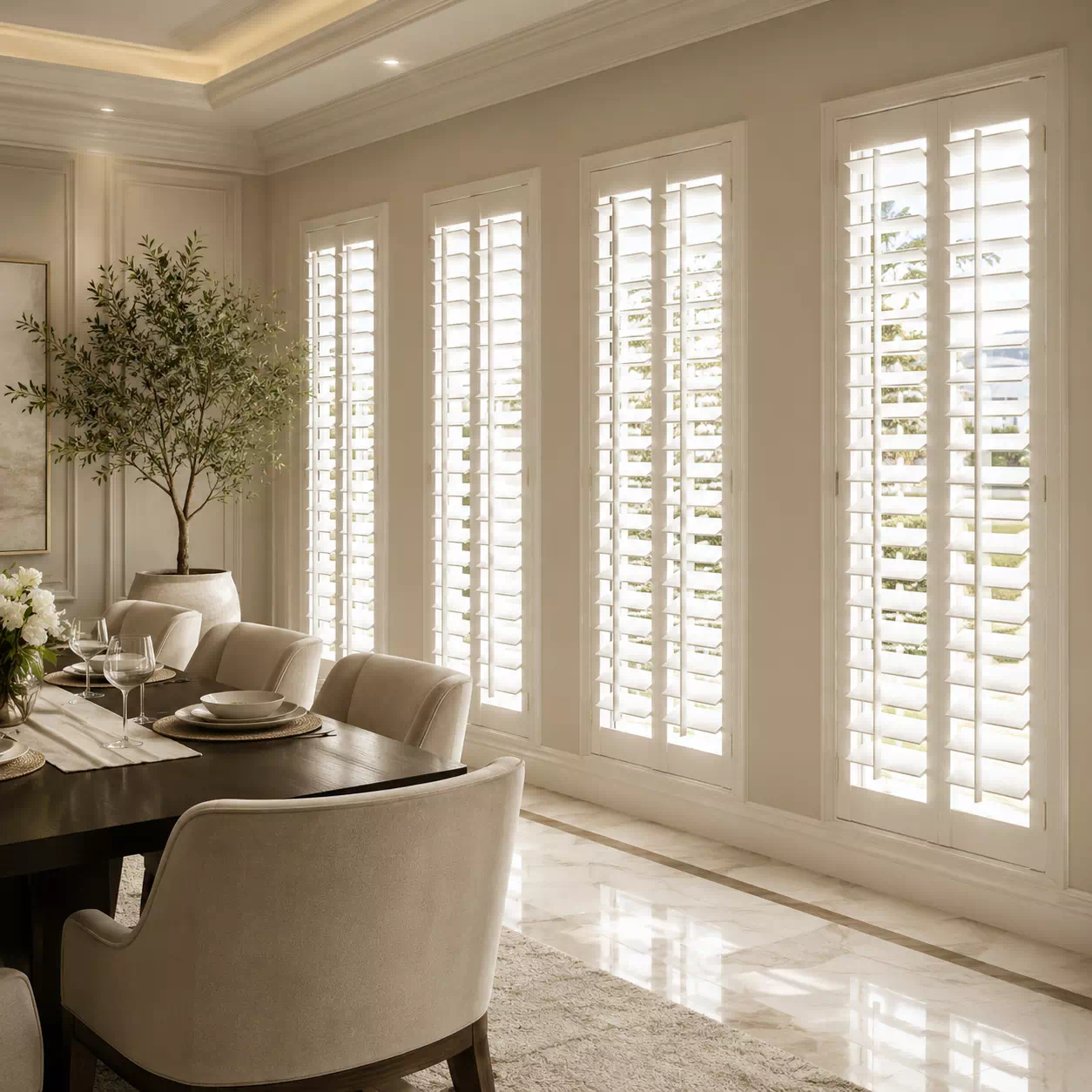 Dining Room Shutters