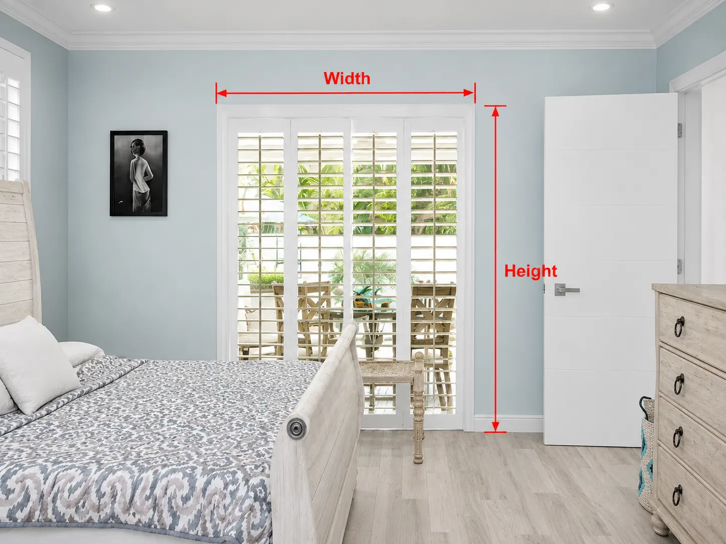 Room with shutters