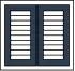 Tier On Tier Shutters