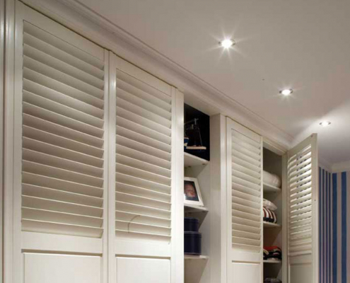 Bedroom Options for Solid Panel Wooden Shutters